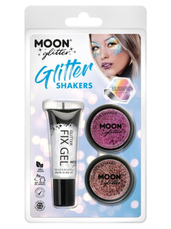 Moon Glitter Holographic Shakers G00764 Costume Make Up Moon Glitter Holographic Shakers G00764 Costume Make Up