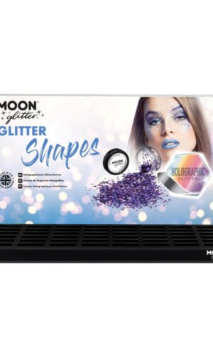 Moon Glitter Holographic Glitter Shapes,