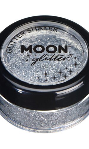 Moon Glitter Classic Fine Glitter Shakers, Silver