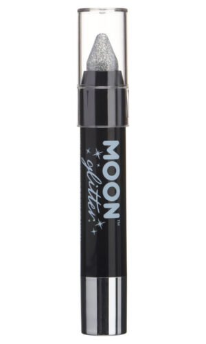 Moon Glitter Holographic Body Crayons, Silver