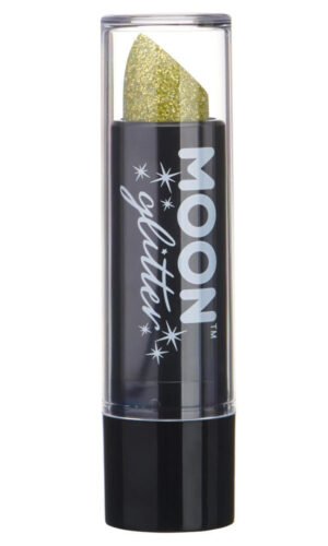Moon Glitter Holographic Glitter Lipstick, Gold