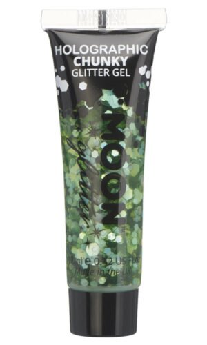 Moon Glitter Holographic Chunky Glitter Gel,Green