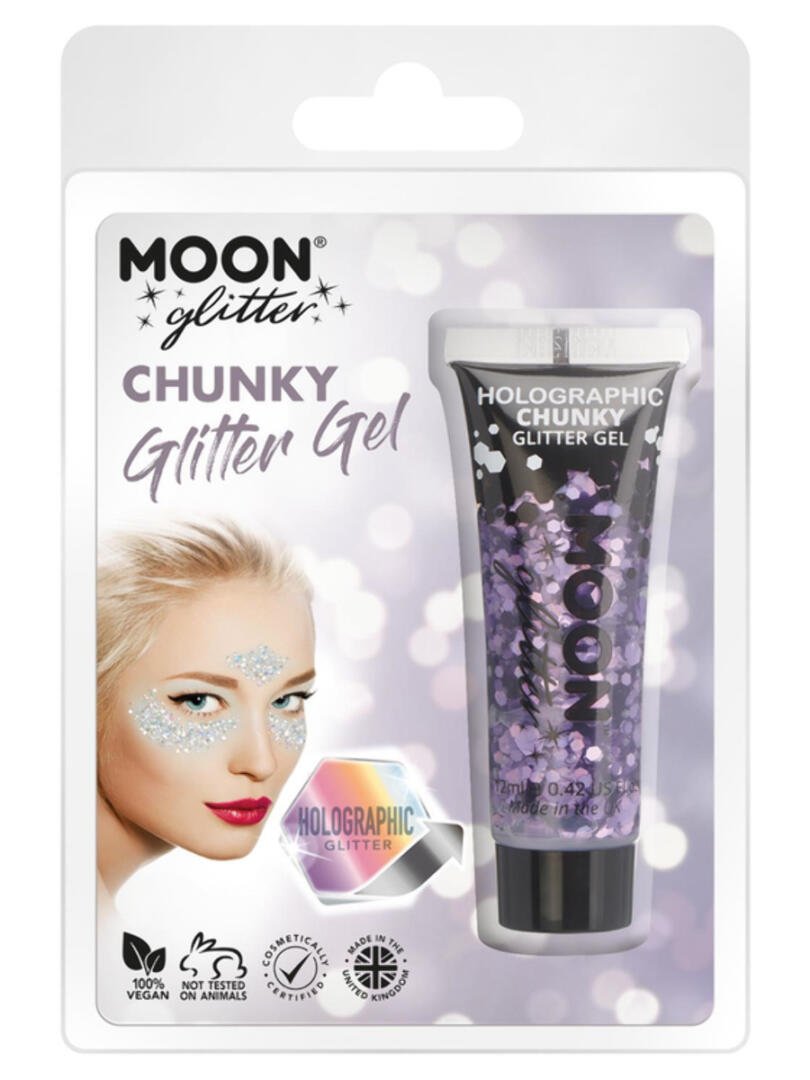 Moon Glitter Holographic Chunky Glitter Gel