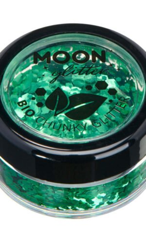 Moon Glitter Bio Chunky Glitter, Green