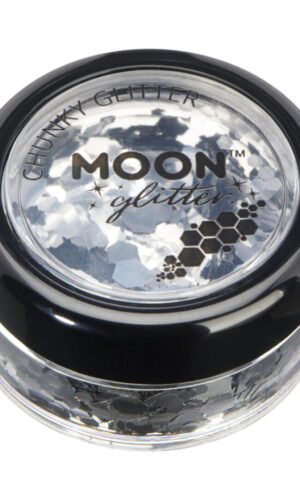 Moon Glitter Classic Chunky Glitter, Silver