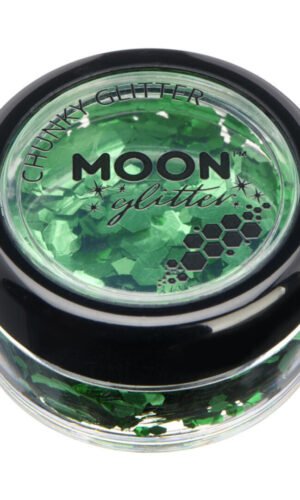Moon Glitter Classic Chunky Glitter, Green
