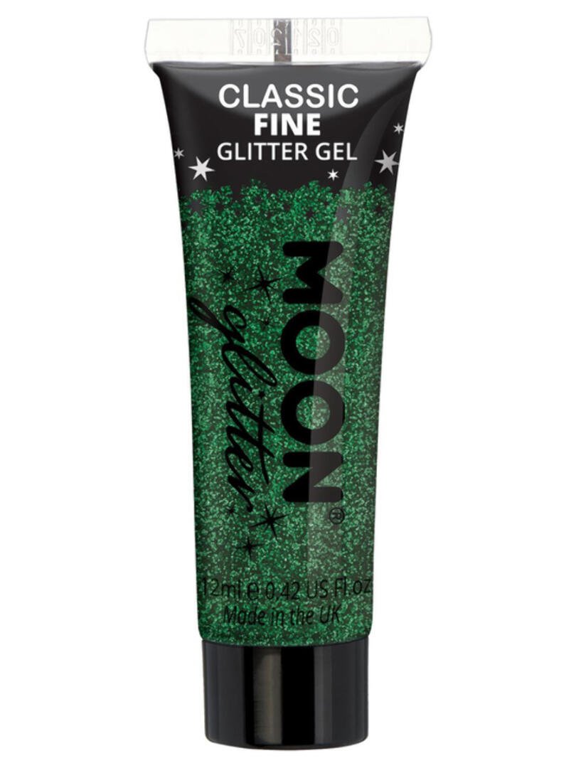 Moon Glitter Classic Fine Glitter Gel, Green