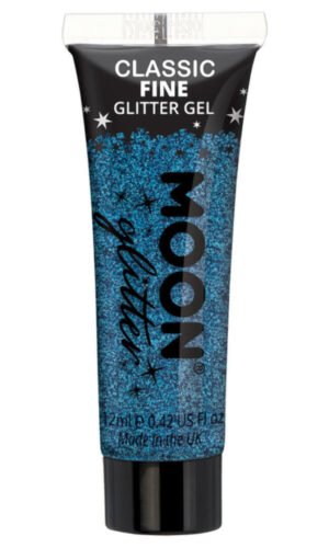 Moon Glitter Classic Fine Glitter Gel, Blue