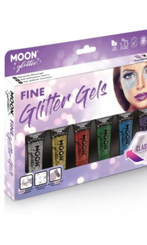 Moon Glitter Classic Fine Glitter Gel, Assorted