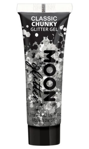 Moon Glitter Classic Chunky Glitter Gel, Silver