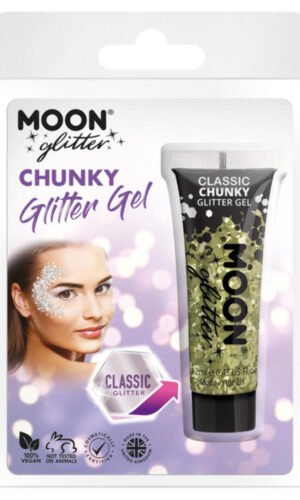 Moon Glitter Classic Chunky Glitter Gel, Gold
