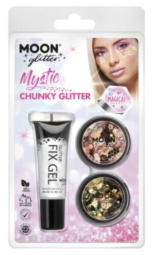 Moon Glitter Mystic Chunky Glitter, Clamshell