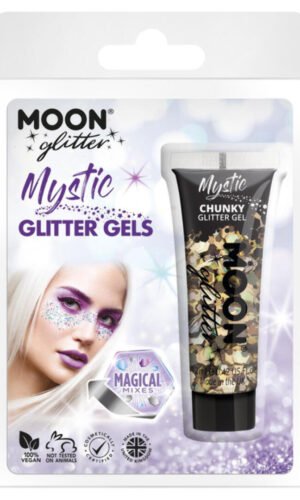 Moon Glitter Mystic Chunky Glitter Gel, Clamshell
