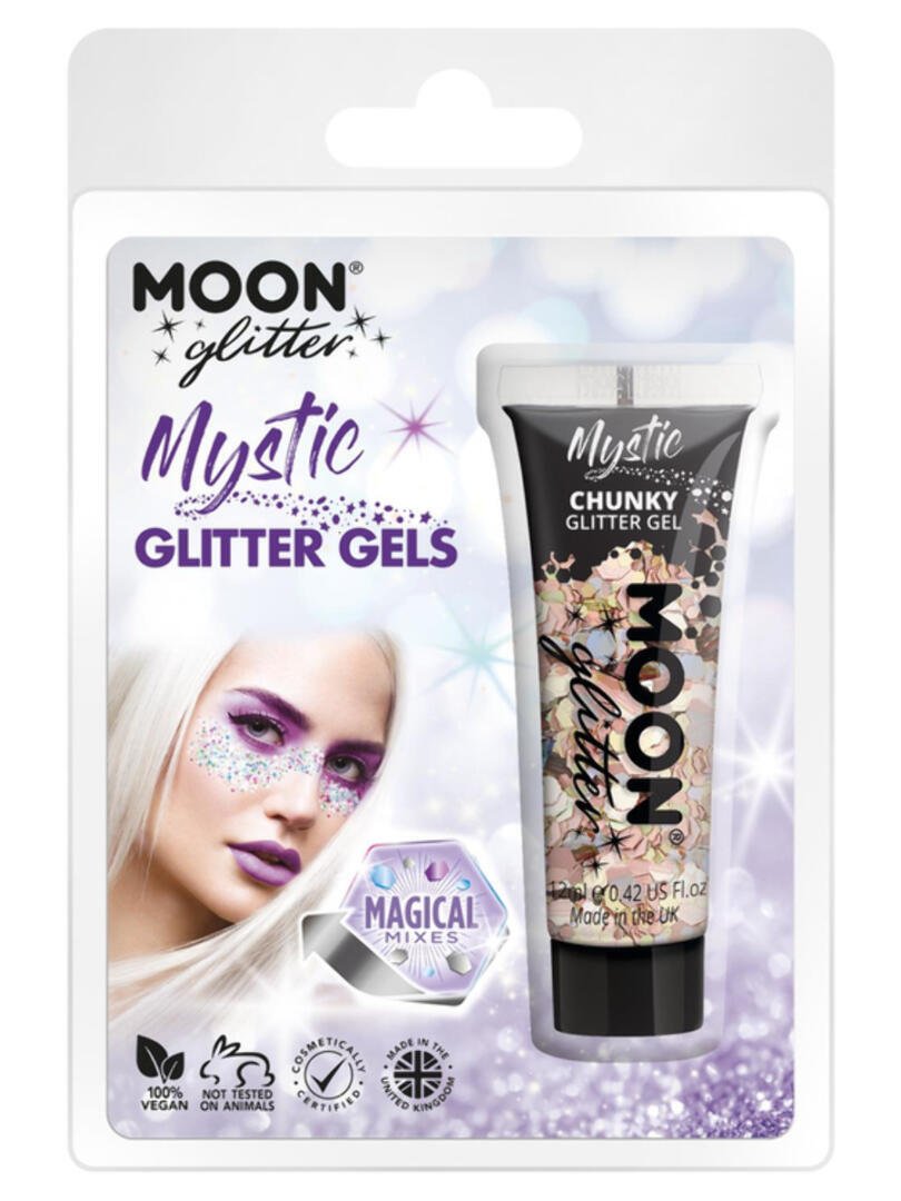 Moon Glitter Mystic Chunky Glitter Gel, Clamshell