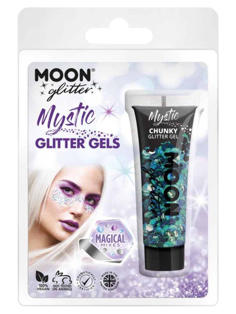Moon Glitter Mystic Chunky Glitter Gel, Clamshell