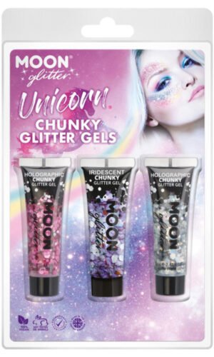 Moon Glitter Themed Clamshells, Pink