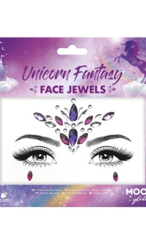 Moon Glitter Face Jewels, Unicorn Fantasy