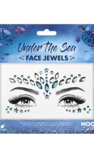 Moon Glitter Face Jewels, Under The Sea