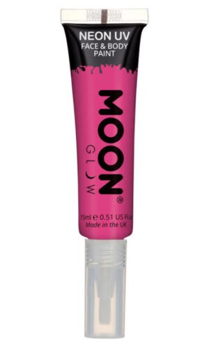 Moon Glow Intense Neon UV Face Paint, Hot Pink