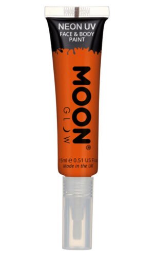 Moon Glow Intense Neon UV Face Paint, Orange