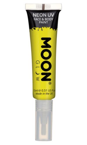Moon Glow Intense Neon UV Face Paint, Yellow