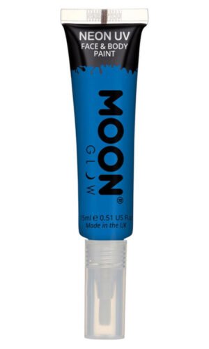 Moon Glow Intense Neon UV Face Paint, Blue