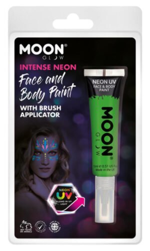 Moon Glow Intense Neon UV Face Paint, Green