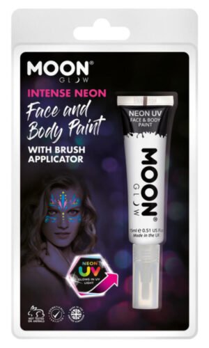 Moon Glow Intense Neon UV Face Paint, White