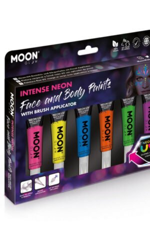 Moon Glow Intense Neon UV Face Paint, Assorted