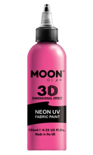 Moon Glow - Neon UV Intense Fabric Paint, Pink