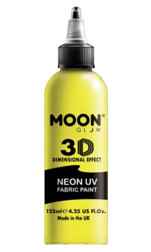 Moon Glow - Neon UV Intense Fabric Paint, Yellow