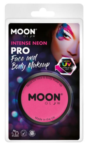 Moon Glow Pro Intense Neon UV Cake Pot, Hot Pink