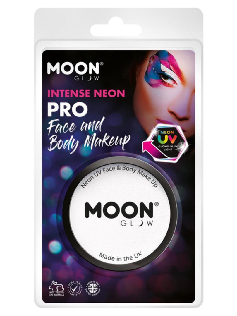 Moon Glow Pro Intense Neon UV Cake Pot, Intense Wh