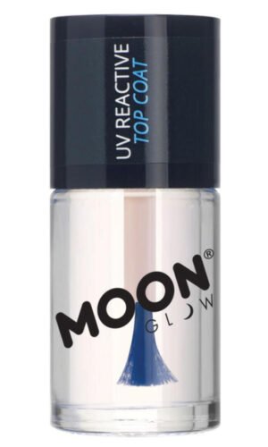 Moon Glow UV Reactive Top Coat, Clear