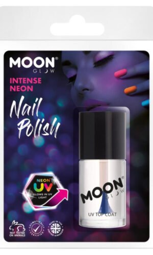 Moon Glow UV Reactive Top Coat, Clear