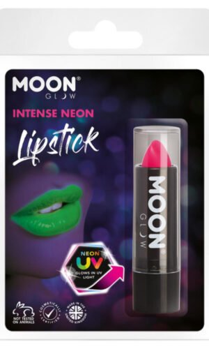 Moon Glow Intense Neon UV Lipstick, Intense Pink