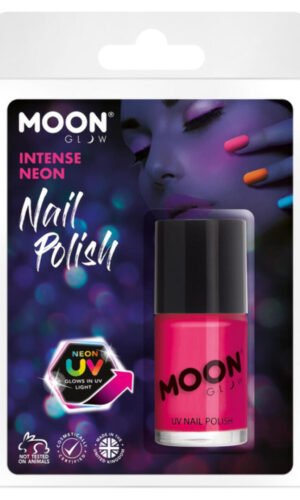 Moon Glow Intense UV Nail Polish, Intense Pink