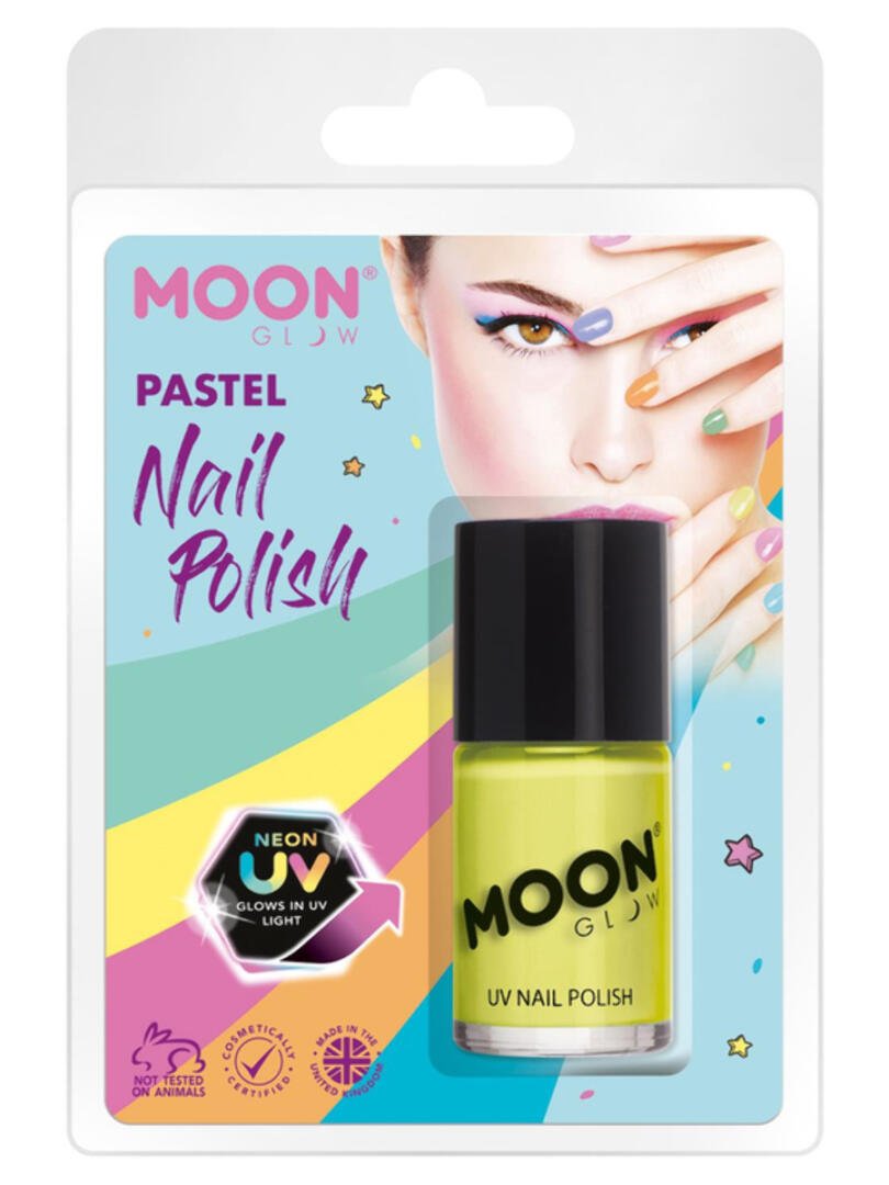 Moon Glow Pastel Neon UV Nail Polish, Pastel Yello