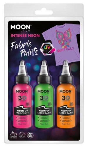 Moon Glow - Neon UV Intense Fabric Paint,