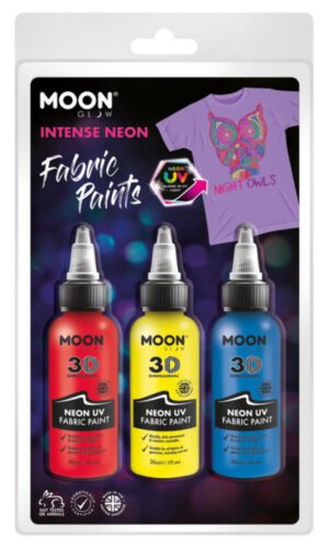 Moon Glow - Neon UV Intense Fabric Paint,
