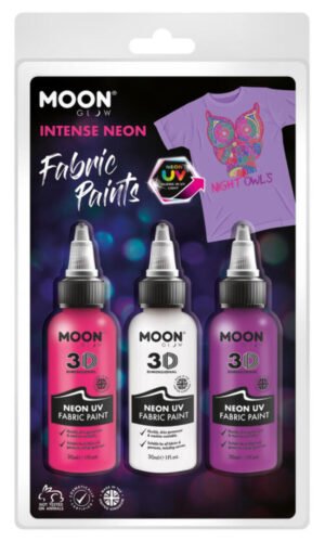 Moon Glow - Neon UV Intense Fabric Paint,