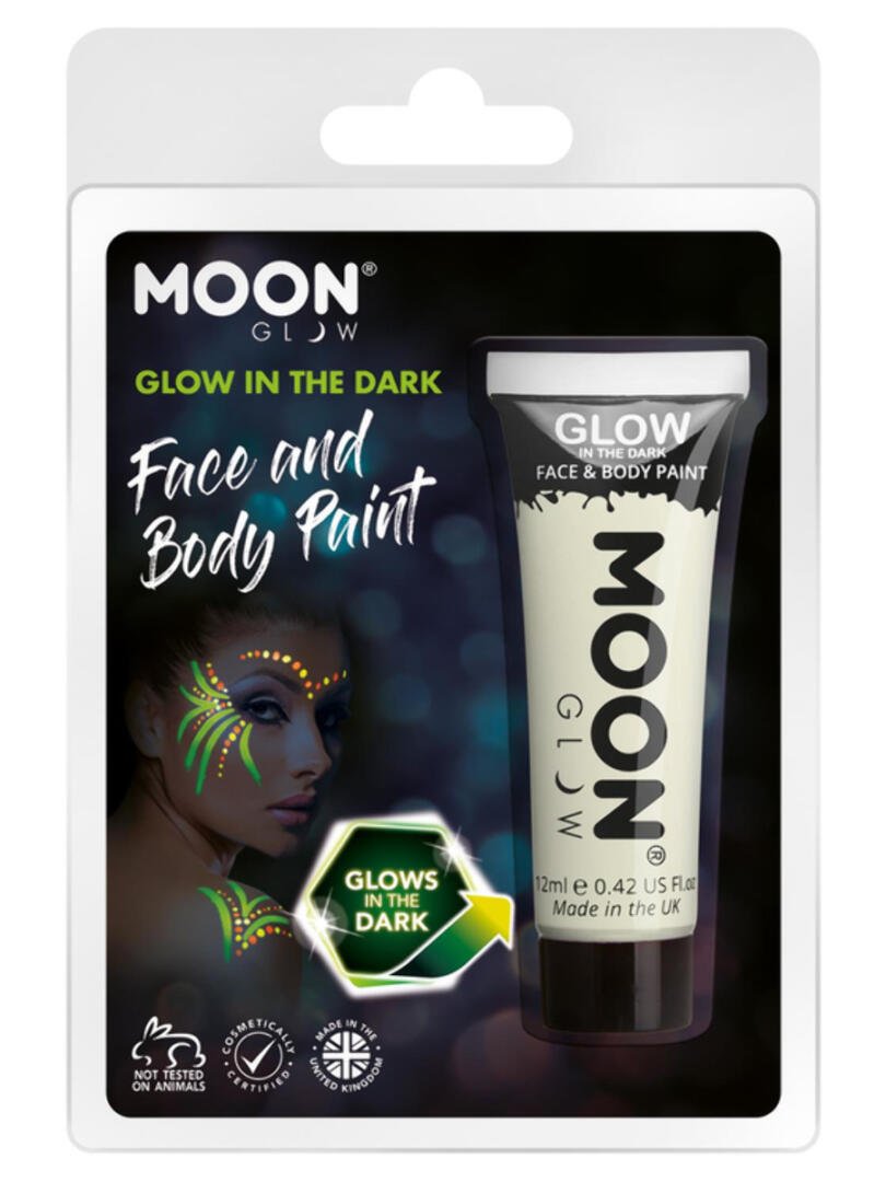 Moon Glow - Glow in the Dark Face Paint, Invisible