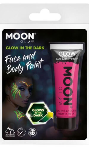 Moon Glow - Glow in the Dark Face Paint, Pink