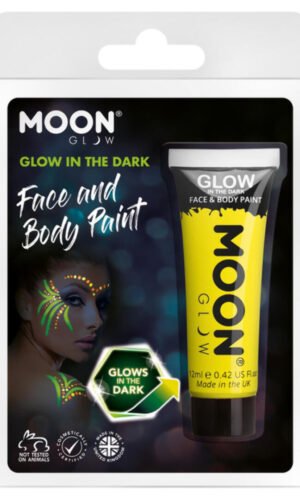 Moon Glow - Glow in the Dark Face Paint, Yellow