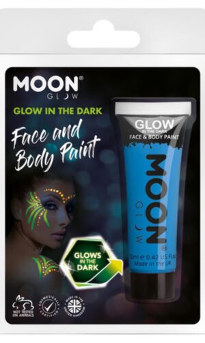 Moon Glow - Glow in the Dark Face Paint, Blue