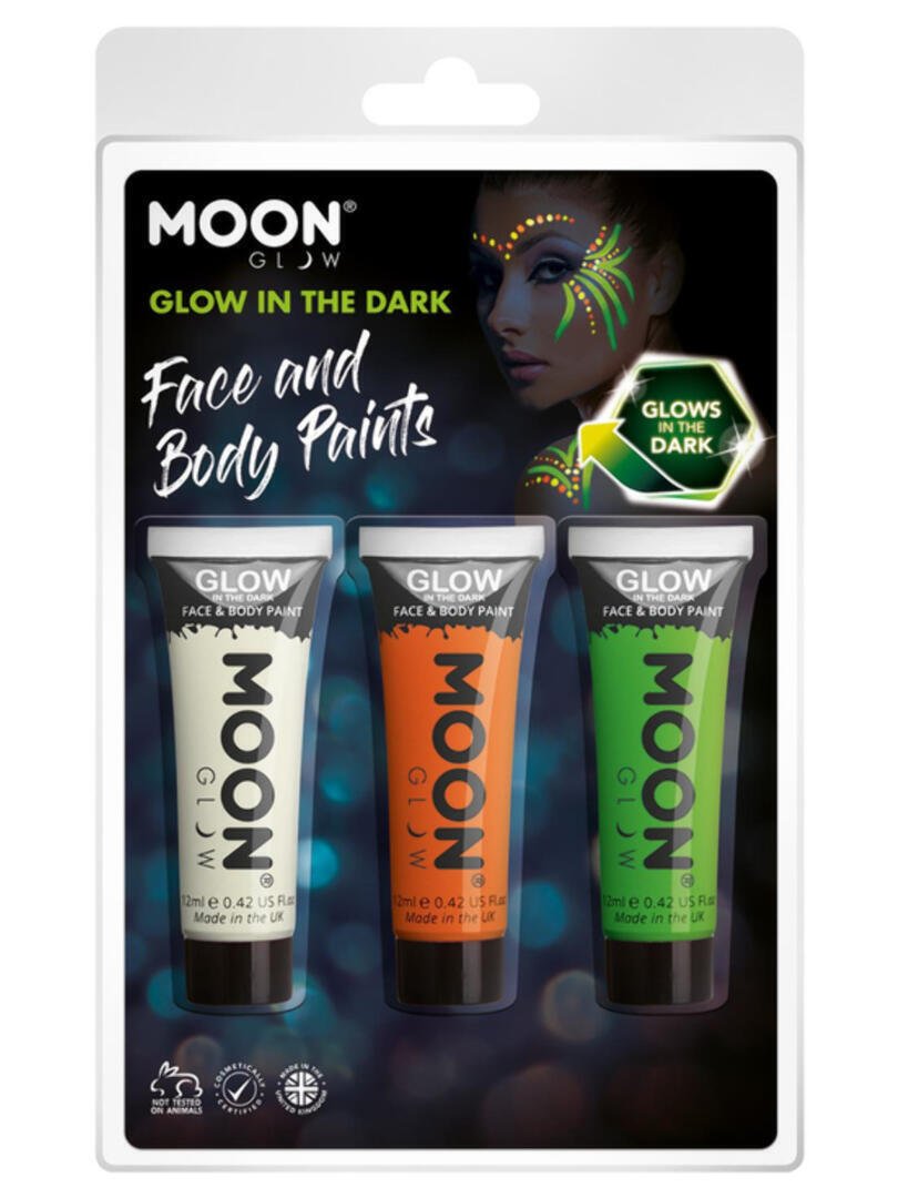 Moon Glow - Glow in the Dark Face Paint,