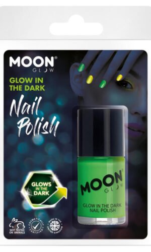 Moon Glow - Glow in the Dark Nail polish, Green