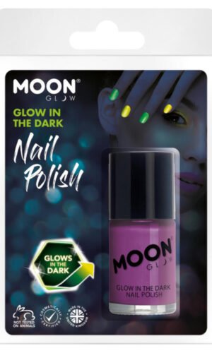 Moon Glow - Glow in the Dark Nail Polish, Purple