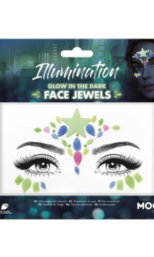Moon Glow Face Jewels, Illumination