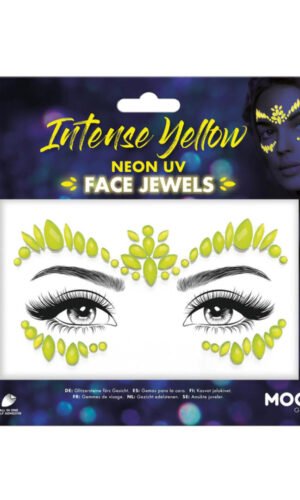 Moon Glow Face Jewels, Intense Yellow